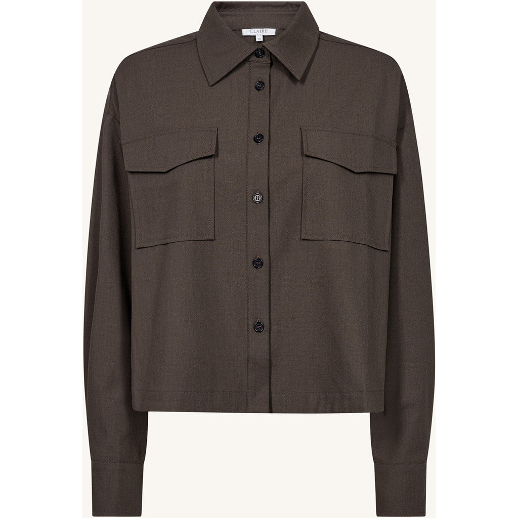 CLAIRE CWSellma Shirt Shirts 13578 Cacao Melange