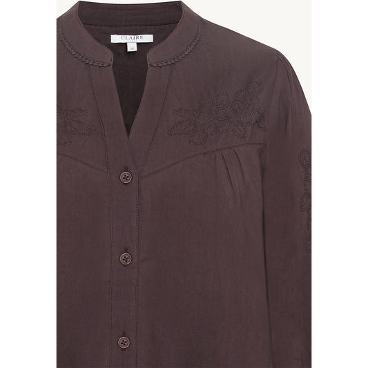 CLAIRE CWShiloh Shirts 4565 Chocolate