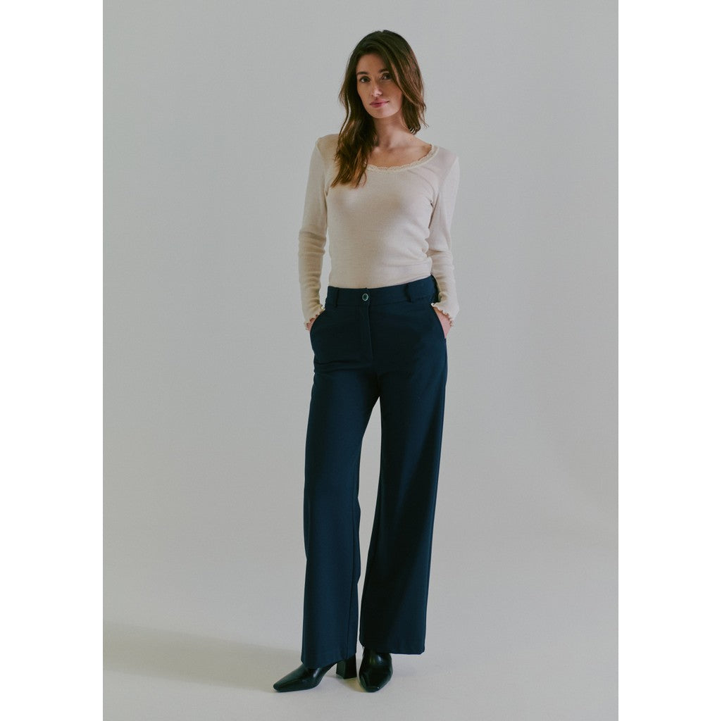 CLAIRE CWTarita-S Trousers 3151 Dark Navy