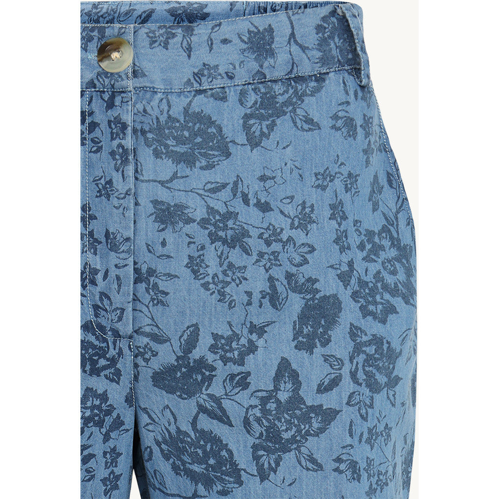 CLAIRE CWTarita Trousers 3014 Medium Blue Denim