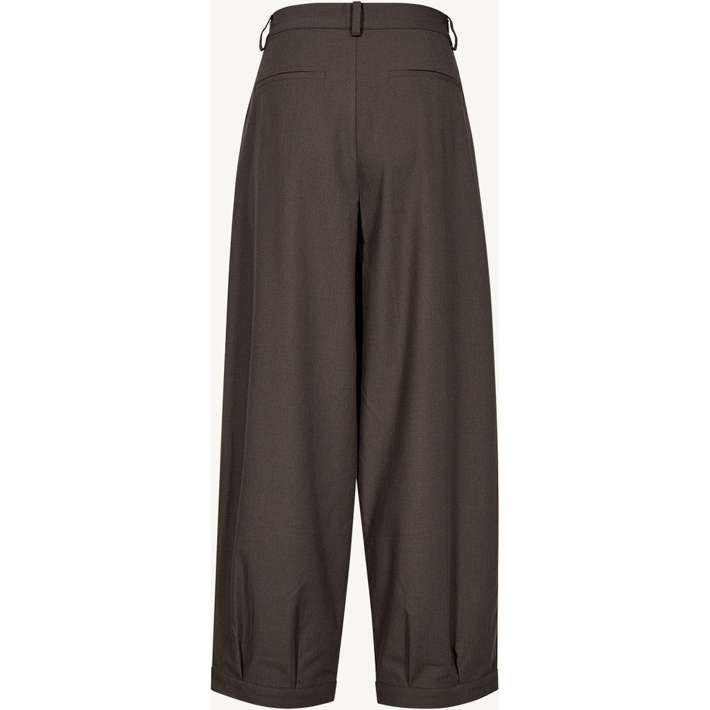 CLAIRE CWTimiza Barrel pants Trousers 13578 Cacao Melange