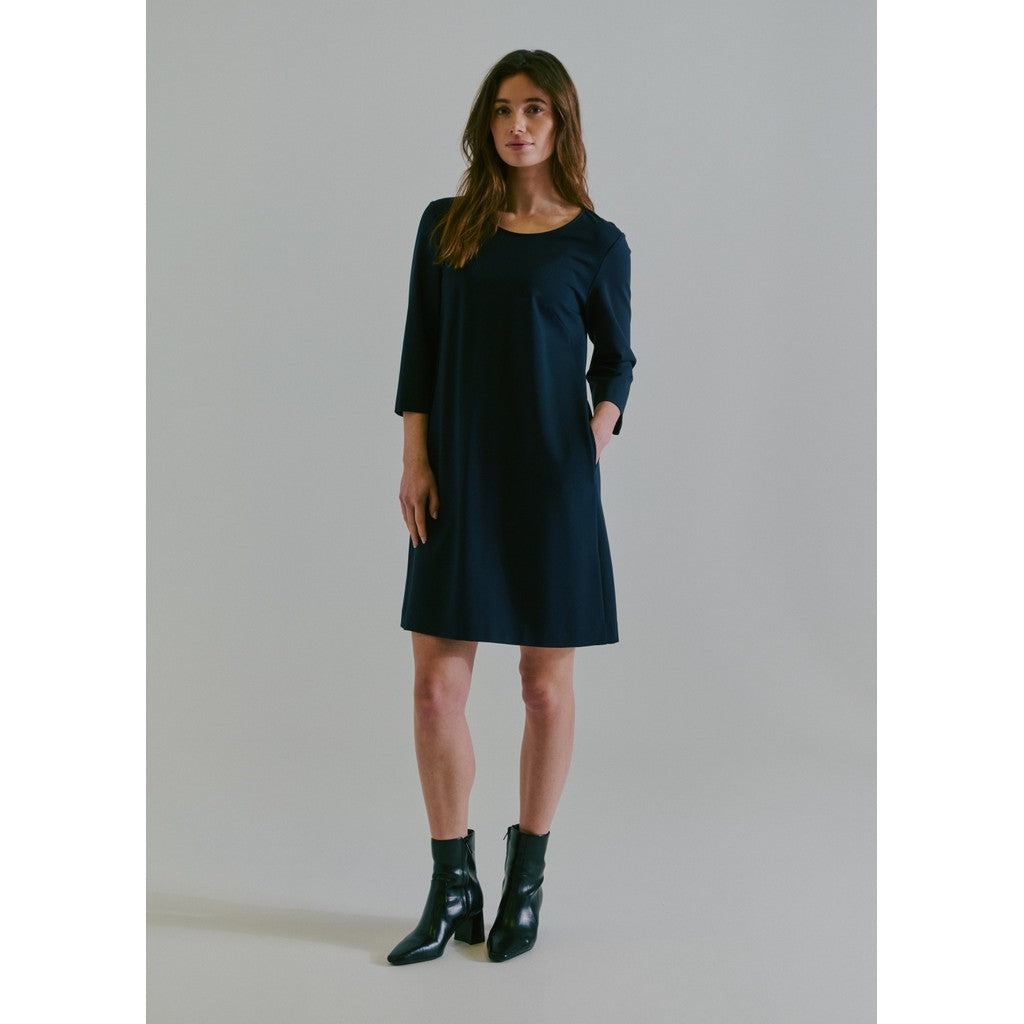 CLAIRE Dress CWDenisa Dresses 3151 Dark Navy