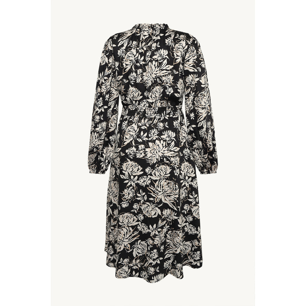 CLAIRE Dress CWDottaPeonies Dresses 3244 Black