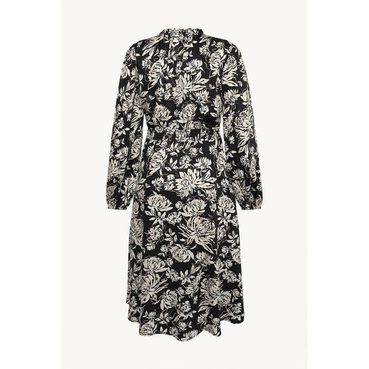 CLAIRE Dress CWDottaPeonies Dresses 3244 Black