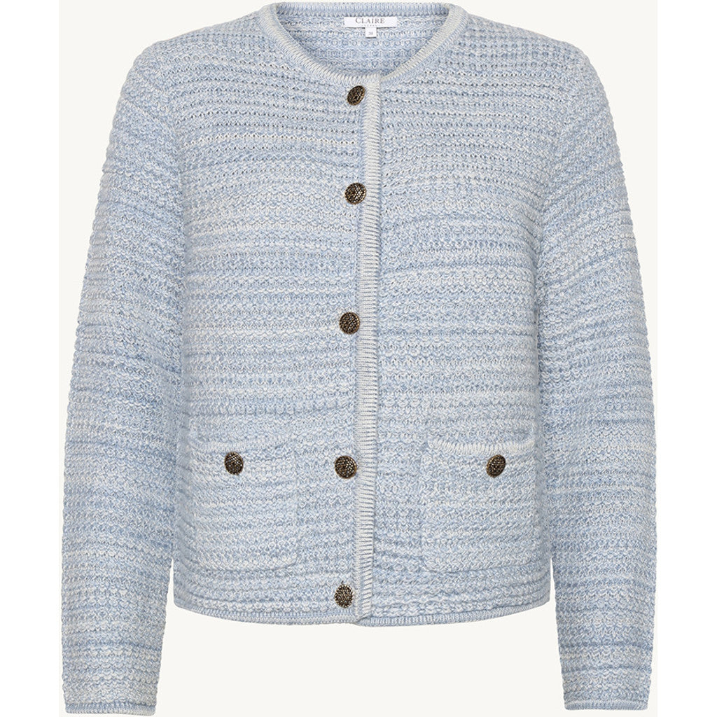 CLAIRE Knit CWChalina Cardigan 3185 Serenity