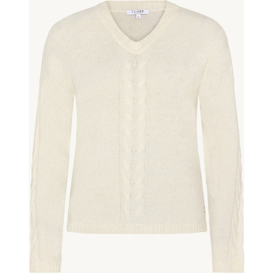 CLAIRE Knit CWParina Pullover 3270 Ivory
