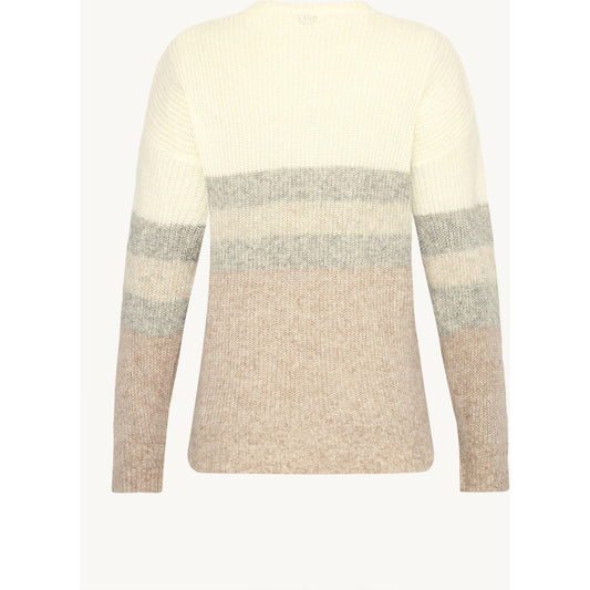 CLAIRE Knit CWPianna Stripe Pullover 13264 Atmosphere Melange