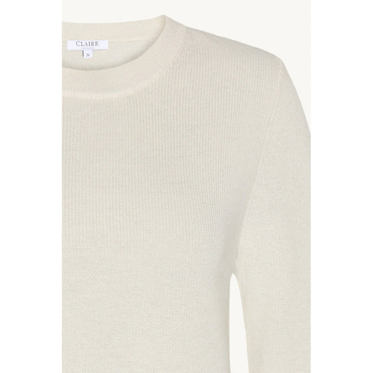 CLAIRE Knit CWPreet Pullover 3270 Ivory