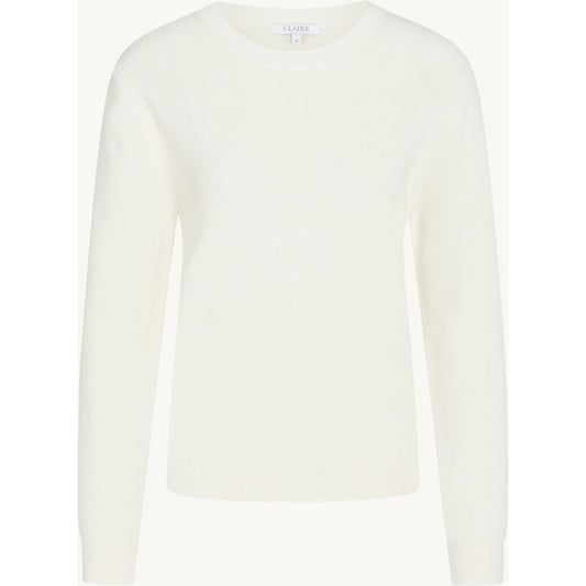 CLAIRE Knit CWPreet Pullover 3270 Ivory