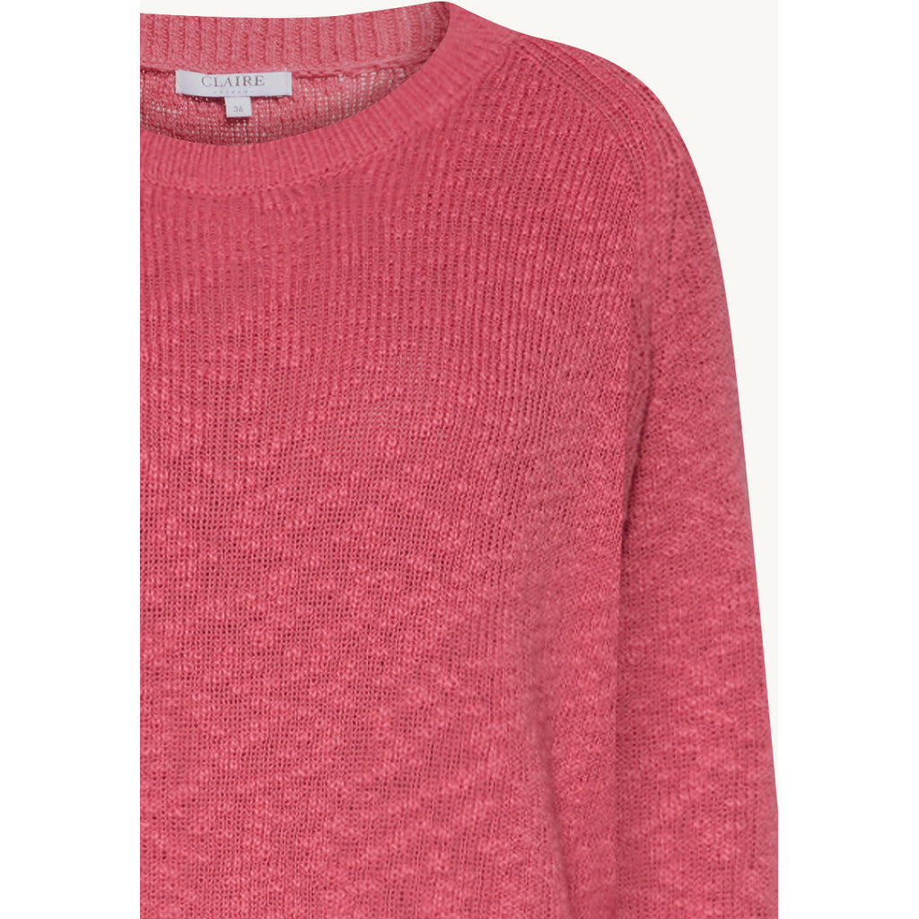 CLAIRE Knit CWPrisha Pullover 4711 Coral Blush