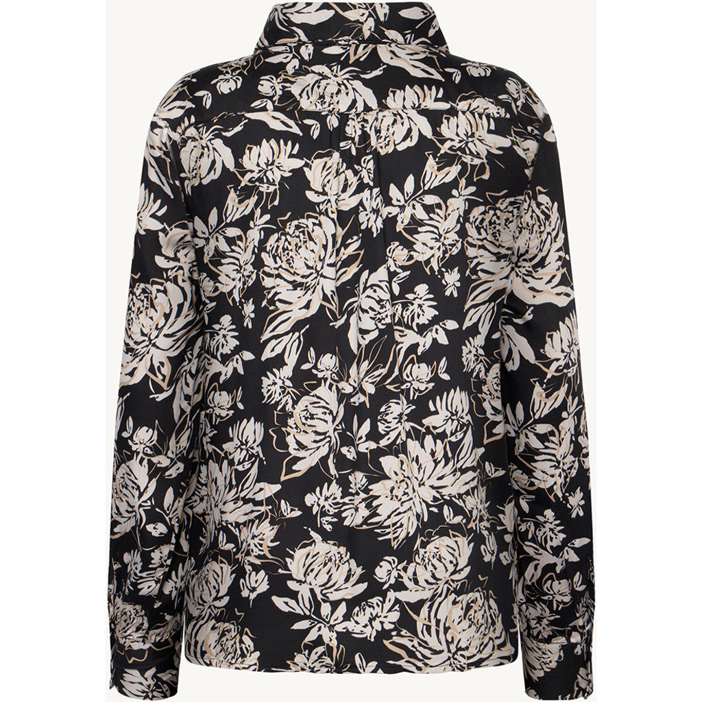 CLAIRE Shirt CWRenee Peonies Shirts 3244 Black