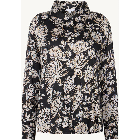 CLAIRE Shirt CWRenee Peonies Shirts 3244 Black