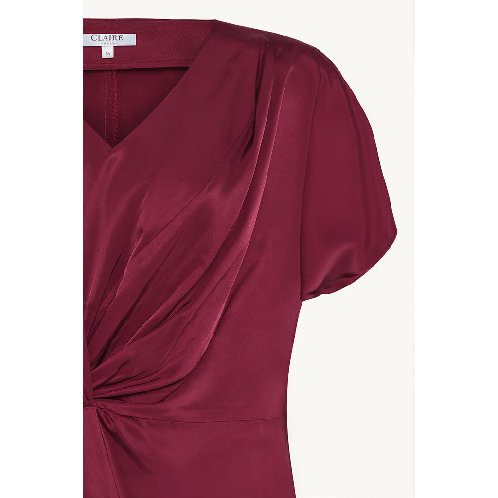 CLAIRE Shirt CWRomaisha Shirts 3748 Wineberry