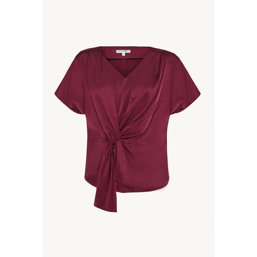 CLAIRE Shirt CWRomaisha Shirts 3748 Wineberry
