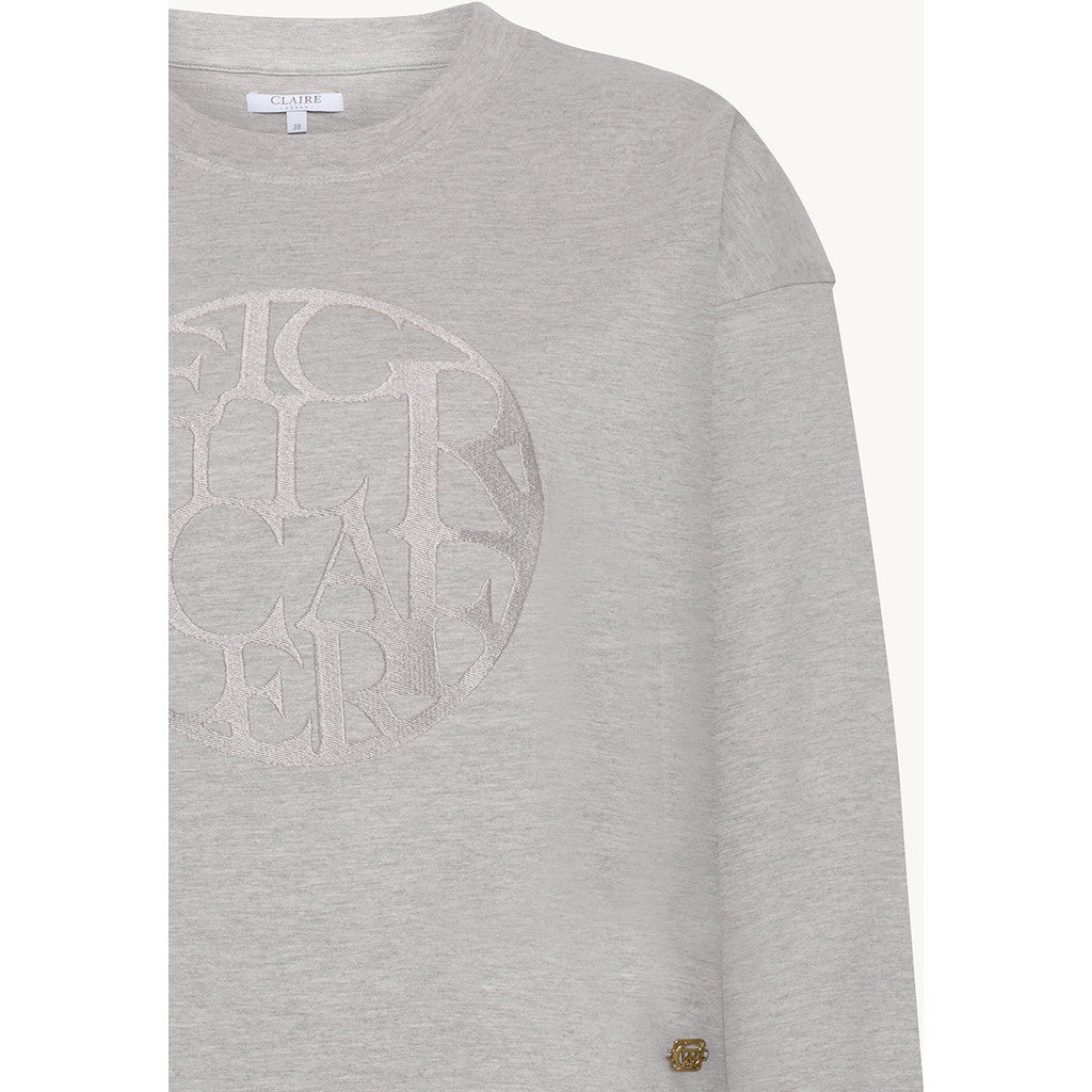 CLAIRE Sweatshirt CWSinead Sweatshirt 1218 Soft Grey Melange