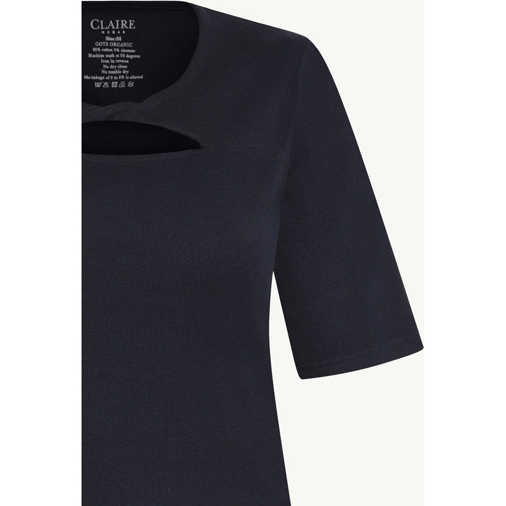 CLAIRE T-shirt CWAislynn T-shirt L/S 3151 Dark Navy