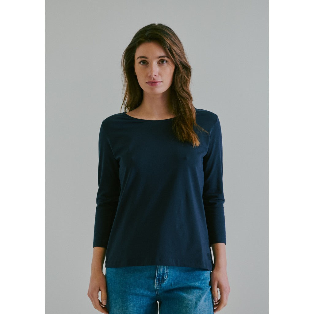 CLAIRE T-shirt CWAlba T-shirt L/S 3151 Dark Navy