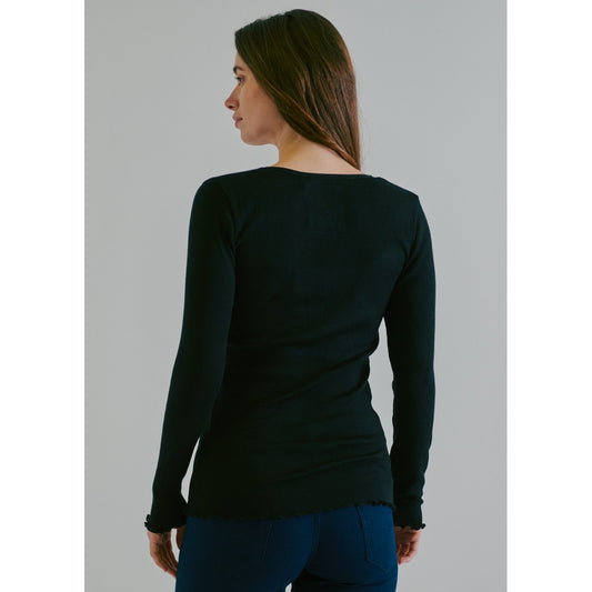 CLAIRE T-shirt CWAmber T-shirt L/S 3244 Black