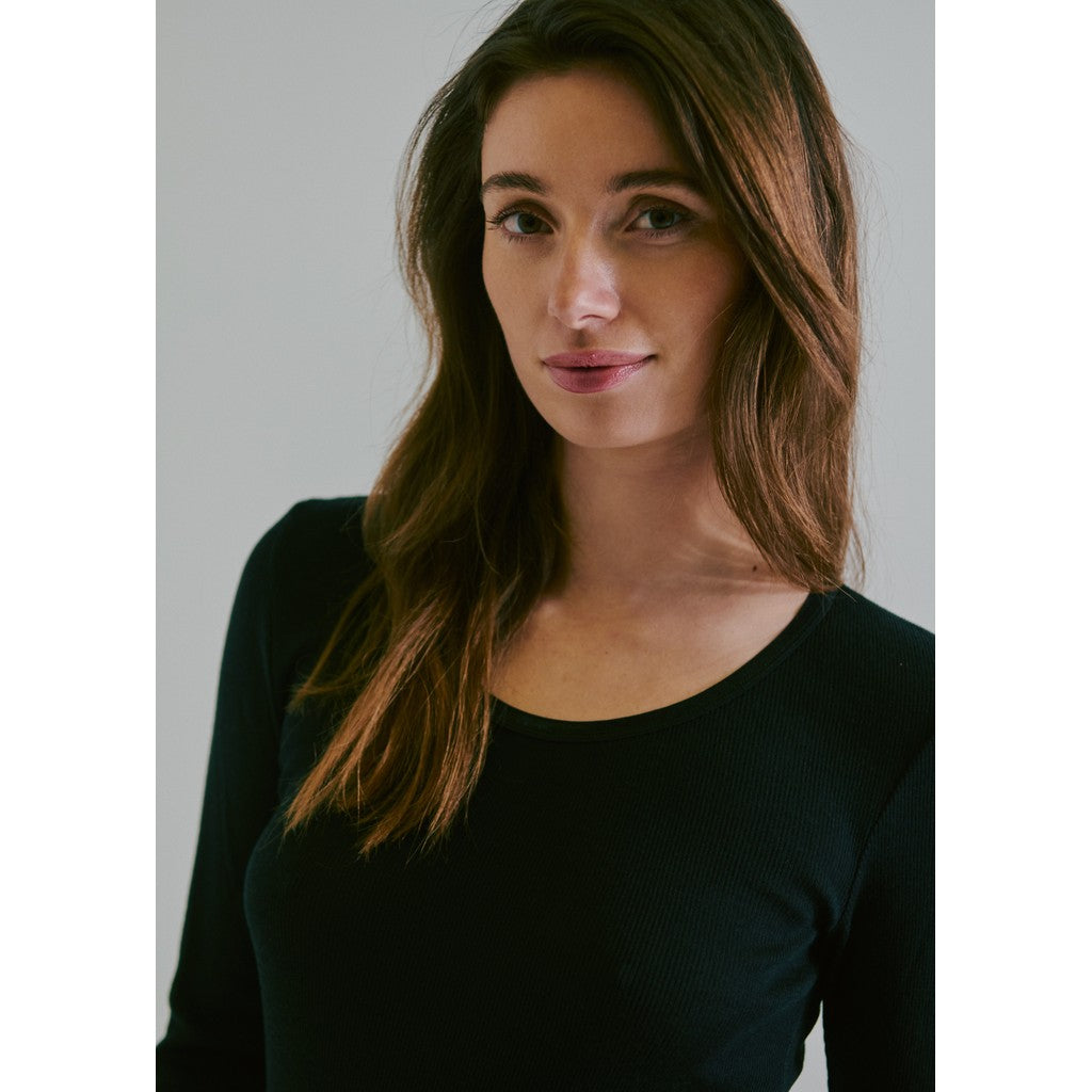 CLAIRE T-shirt CWAmber T-shirt L/S 3244 Black