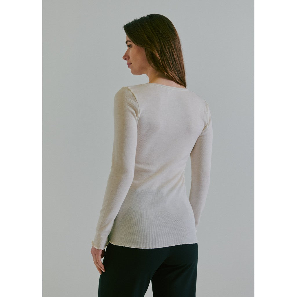 CLAIRE T-shirt CWAmber T-shirt L/S 3270 Ivory