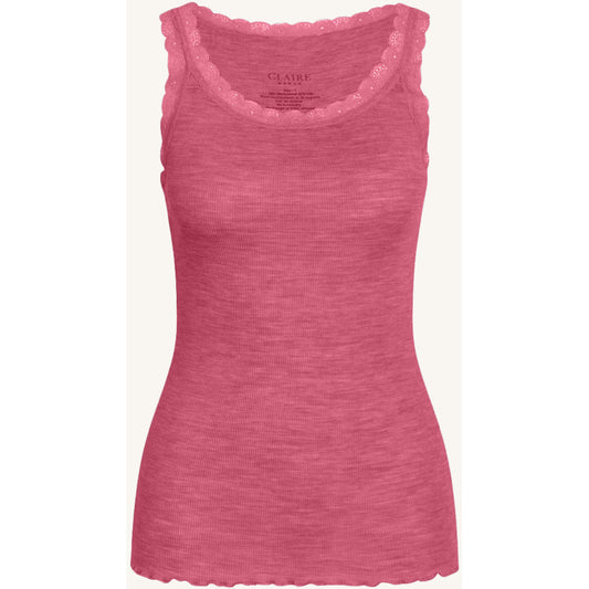 CLAIRE T-shirt CWAngela Tops 13726 Rose Wine Melange