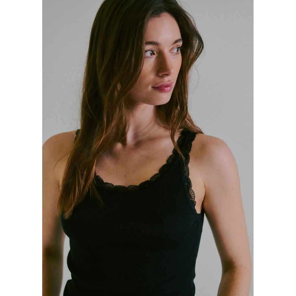 CLAIRE T-shirt CWAngela Tops 3244 Black