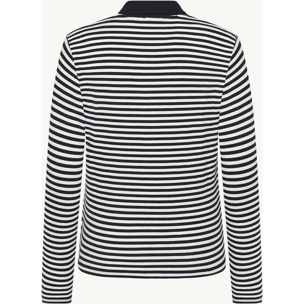 CLAIRE T-shirt CWAnthea Stripe T-shirt L/S 3151 Dark Navy