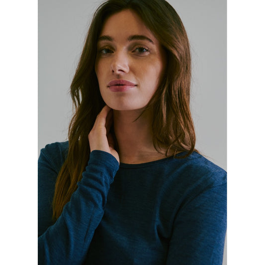 CLAIRE T-shirt CWAubree Slipdress 13129 Blues Melange