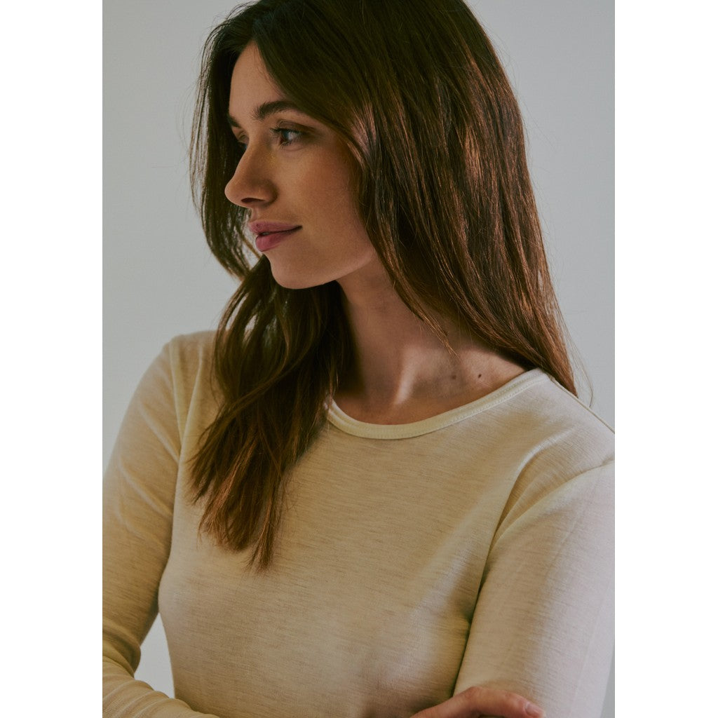 CLAIRE T-shirt CWAubree Slipdress 3270 Ivory