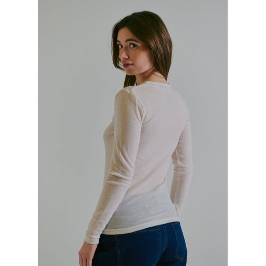 CLAIRE T-shirt CWAubree Slipdress 3270 Ivory