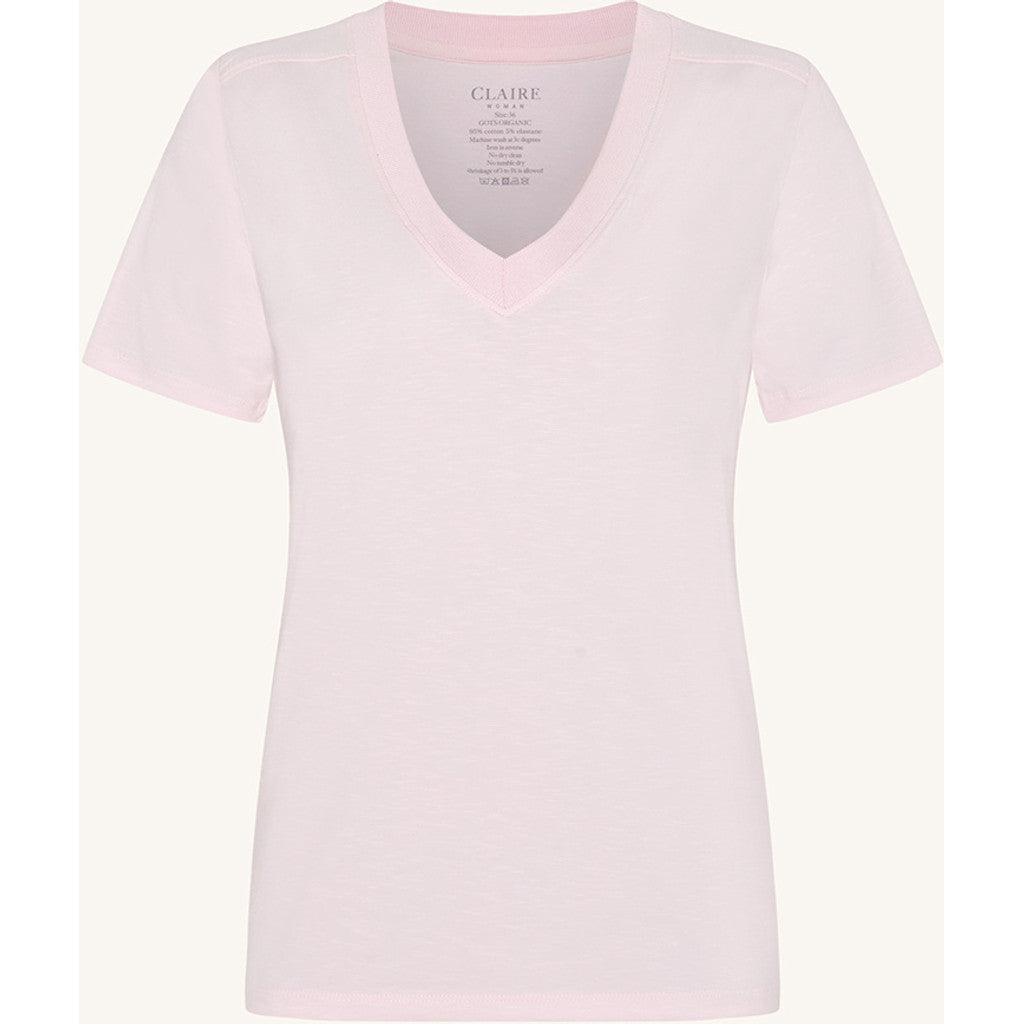 CLAIRE T-shirt CWAubriana T-shirt S/S 4306 Pink Touch