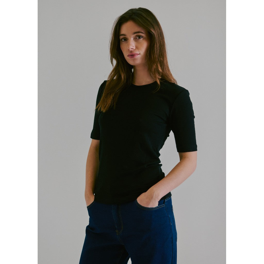 CLAIRE T-shirt CWAuburn Slipdress 3244 Black