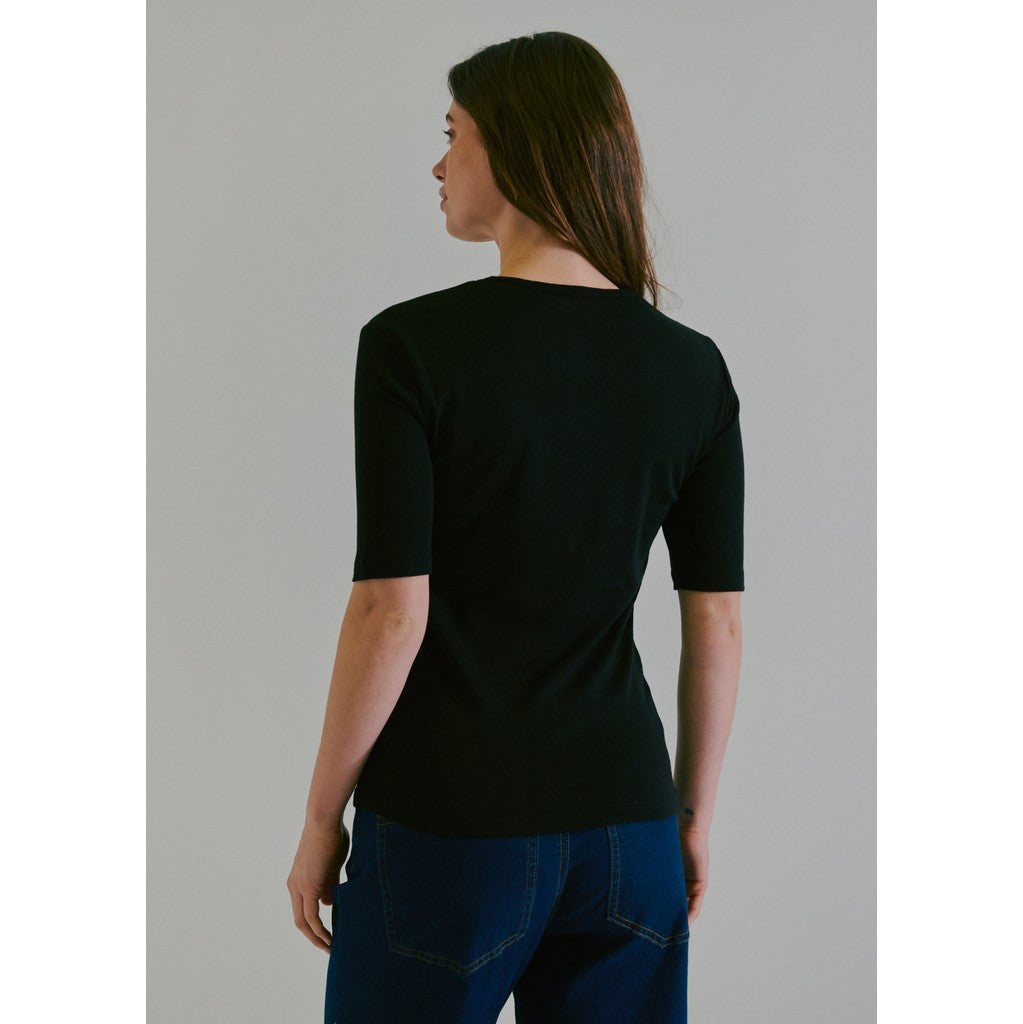 CLAIRE T-shirt CWAuburn Slipdress 3244 Black