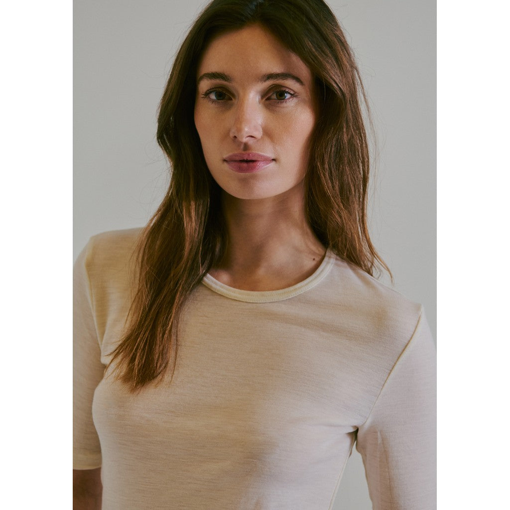 CLAIRE T-shirt CWAuburn Slipdress 3270 Ivory