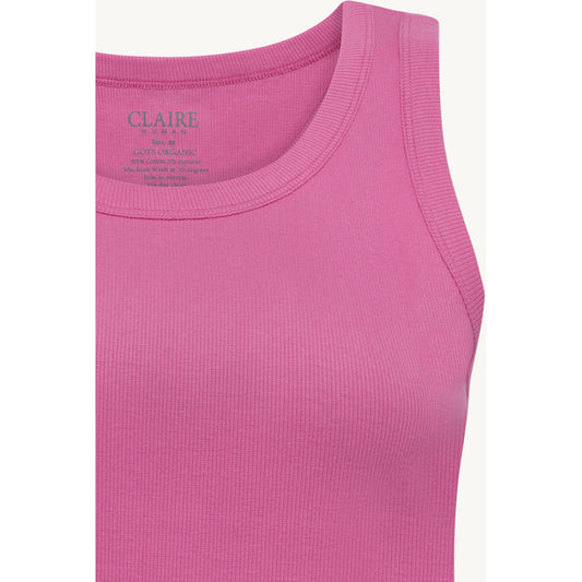 CLAIRE T-shirt CWAvery Tank Top 3751 Fiji Pink