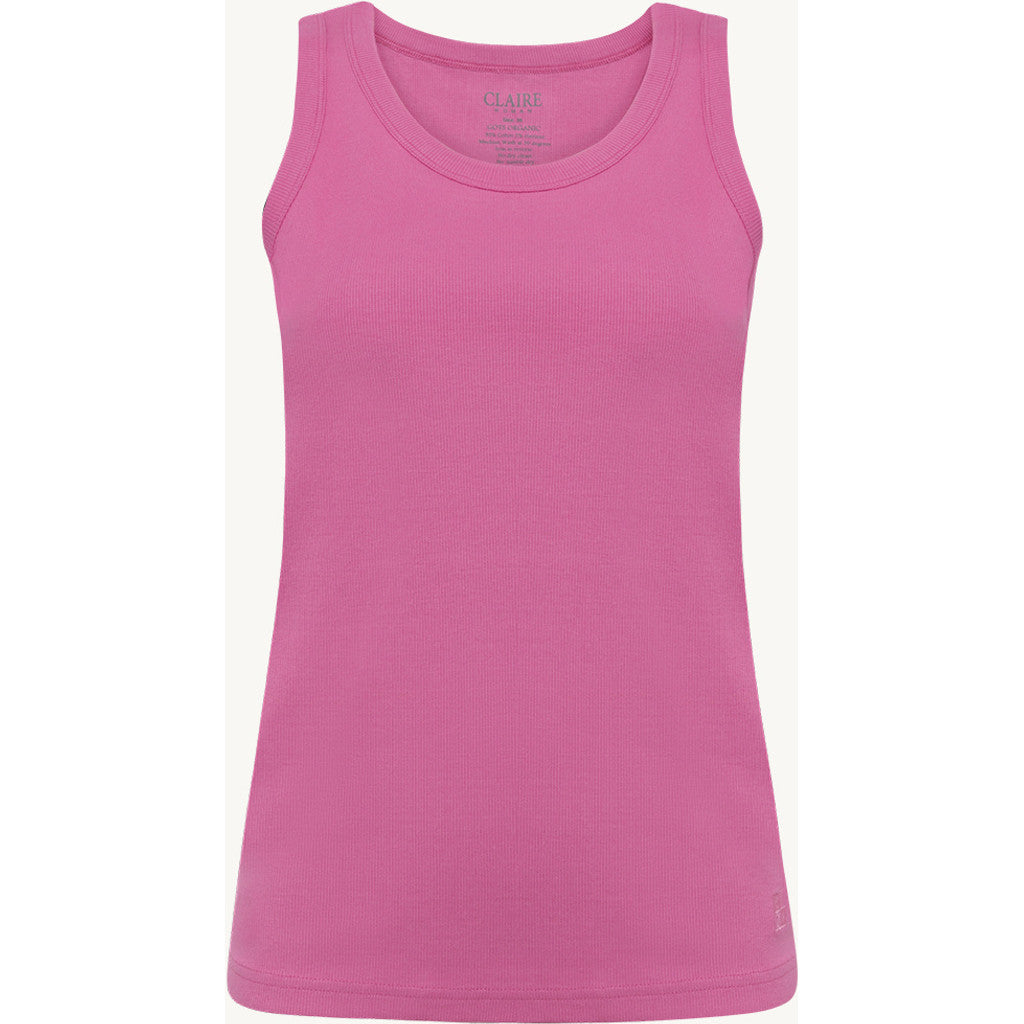 CLAIRE T-shirt CWAvery Tank Top 3751 Fiji Pink
