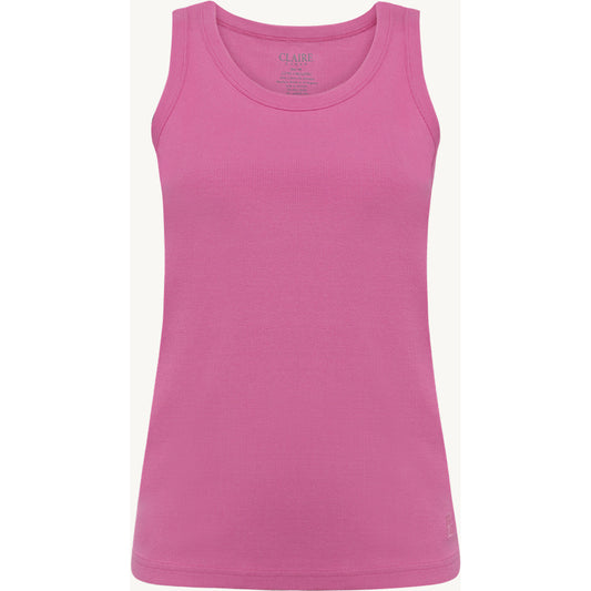 CLAIRE T-shirt CWAvery Tank Top 3751 Fiji Pink