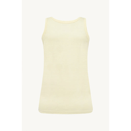 CLAIRE T-shirt CWAvery Tank Top 4626 Pale Yellow