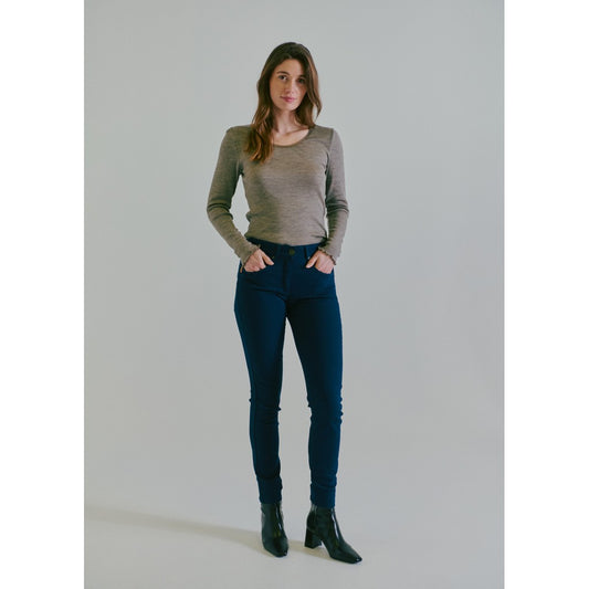 CLAIRE Trousers CWJasmin Navy Trousers 3151 Dark Navy