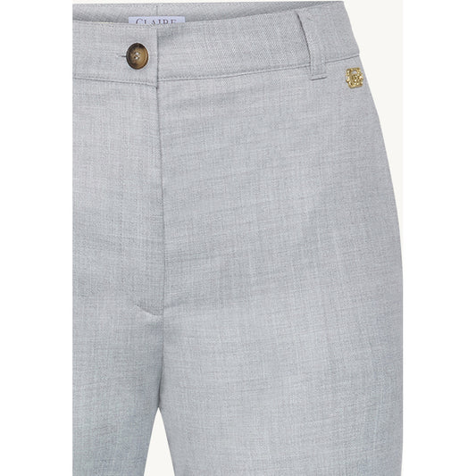 CLAIRE Trousers CWThira Trousers 1218 Soft Grey Melange